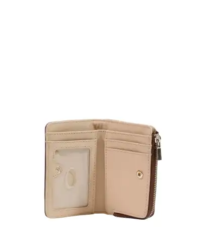 GUESS PORTAFOGLIO LINDSEY SLG CARD CASE BEIGE