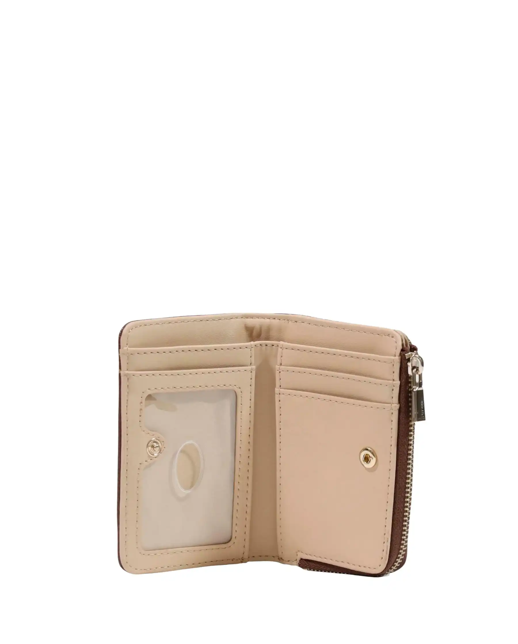 GUESS PORTAFOGLIO LINDSEY SLG CARD CASE BEIGE