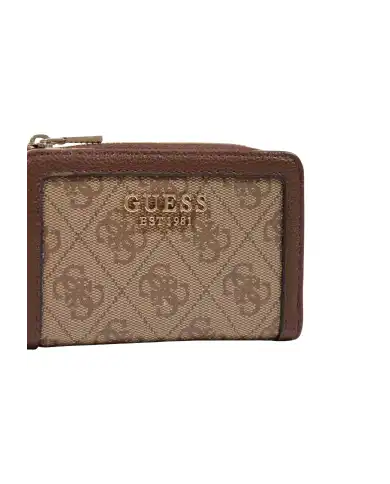 GUESS PORTAFOGLIO LINDSEY SLG CARD CASE BEIGE
