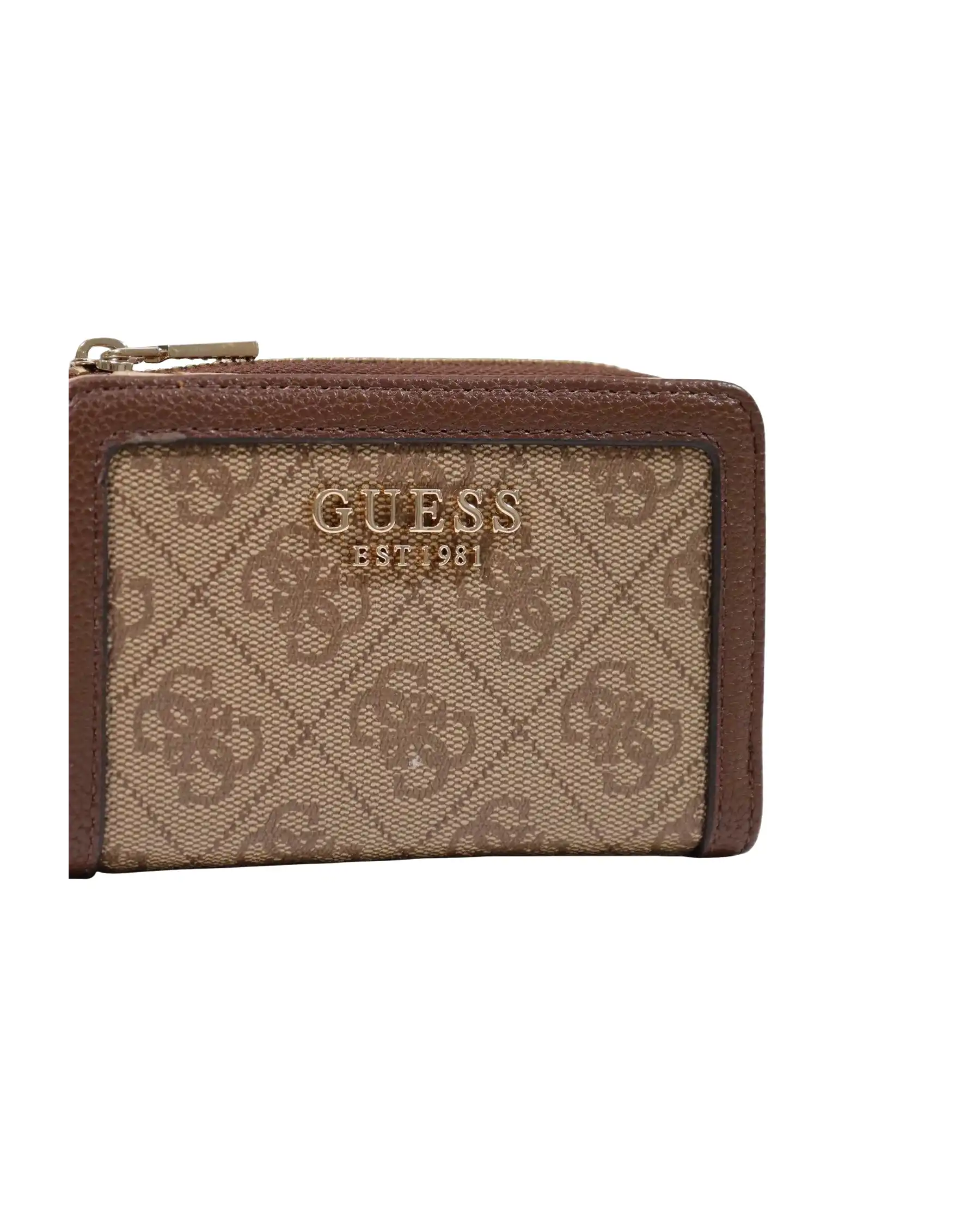 GUESS PORTAFOGLIO LINDSEY SLG CARD CASE BEIGE