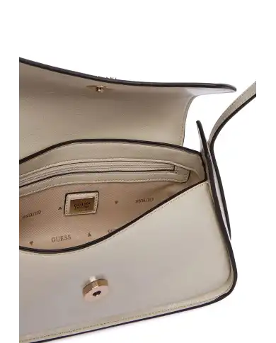 GUESS BORSA XENA FLAP SHOULDER BEIGE