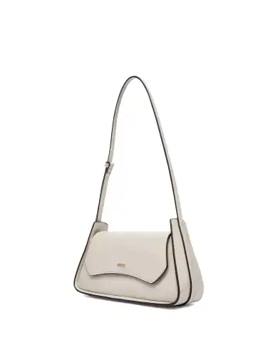 GUESS BORSA XENA FLAP SHOULDER BEIGE