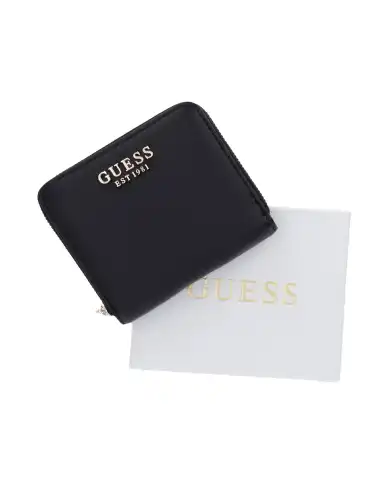 GUESS PORTAFOGLIO COLEEN SLG SMALL NERO