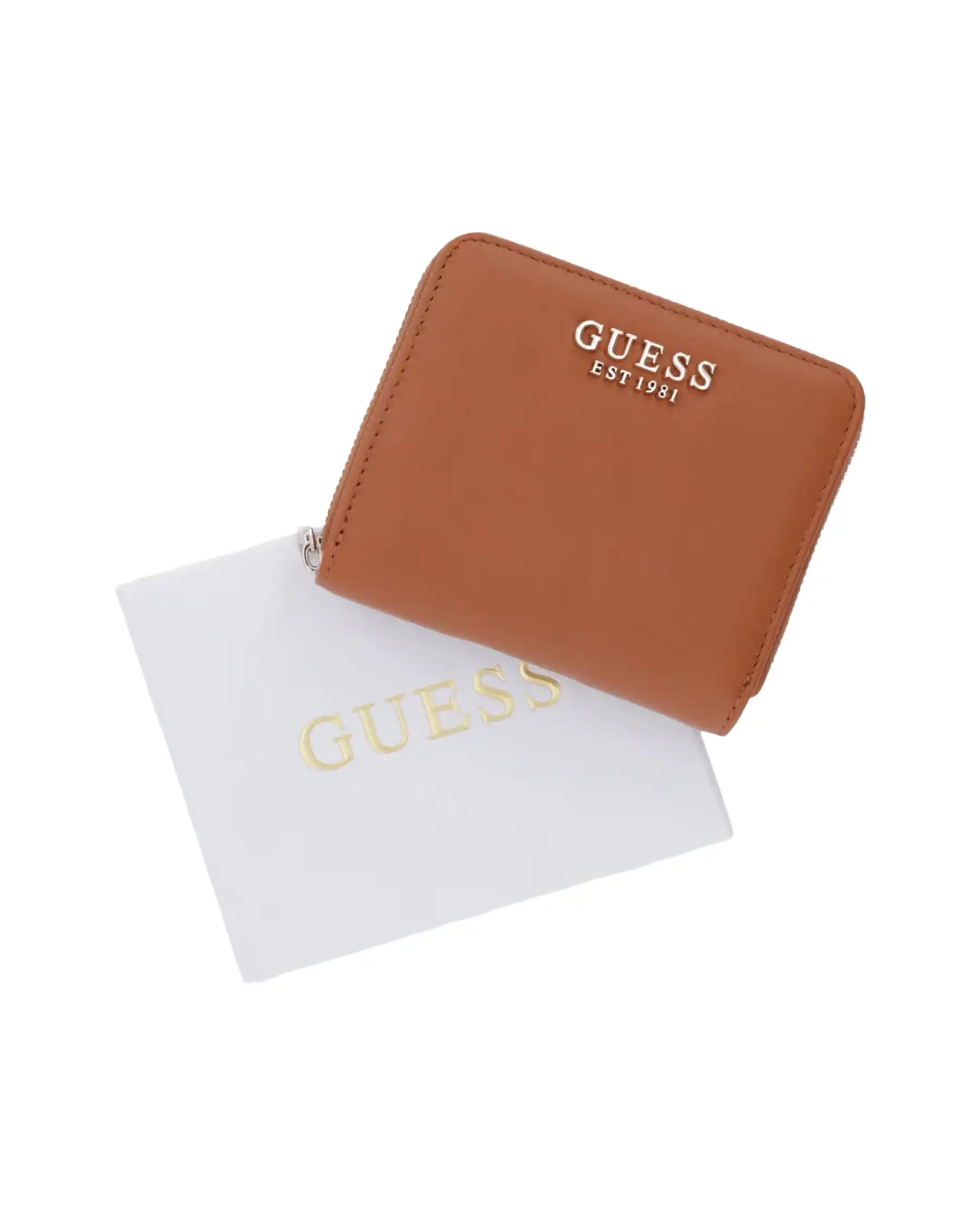 GUESS PORTAFOGLIO COLEEN SLG SMALL CUOIO