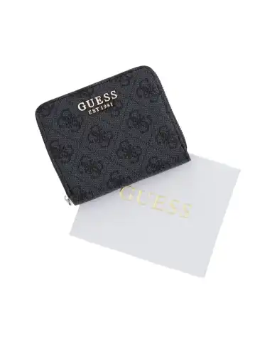 GUESS PORTAFOGLIO COLEEN LOGO SMALL NERO