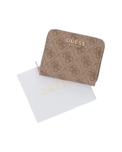 GUESS PORTAFOGLIO COLEEN LOGO SMALL BEIGE