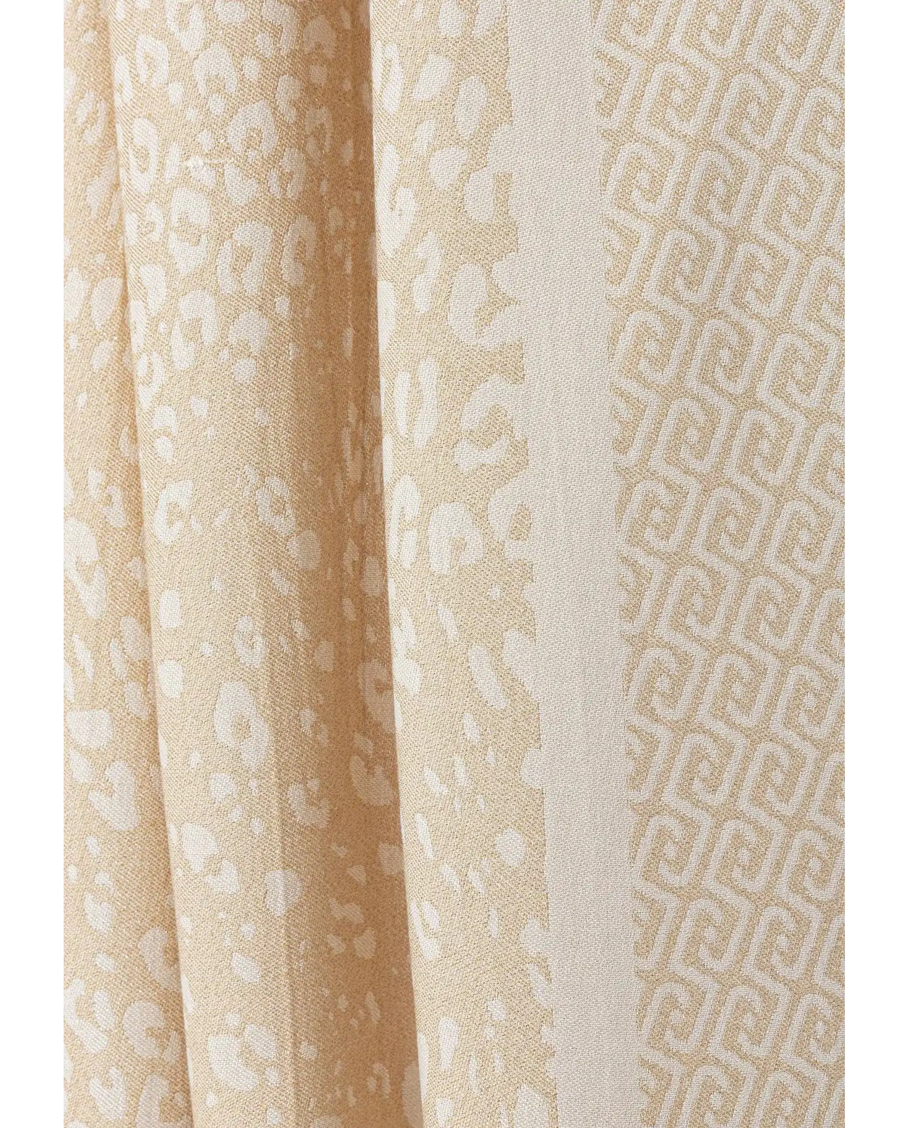 LIU JO STOLA JACQUARD ANIMALIER BEIGE