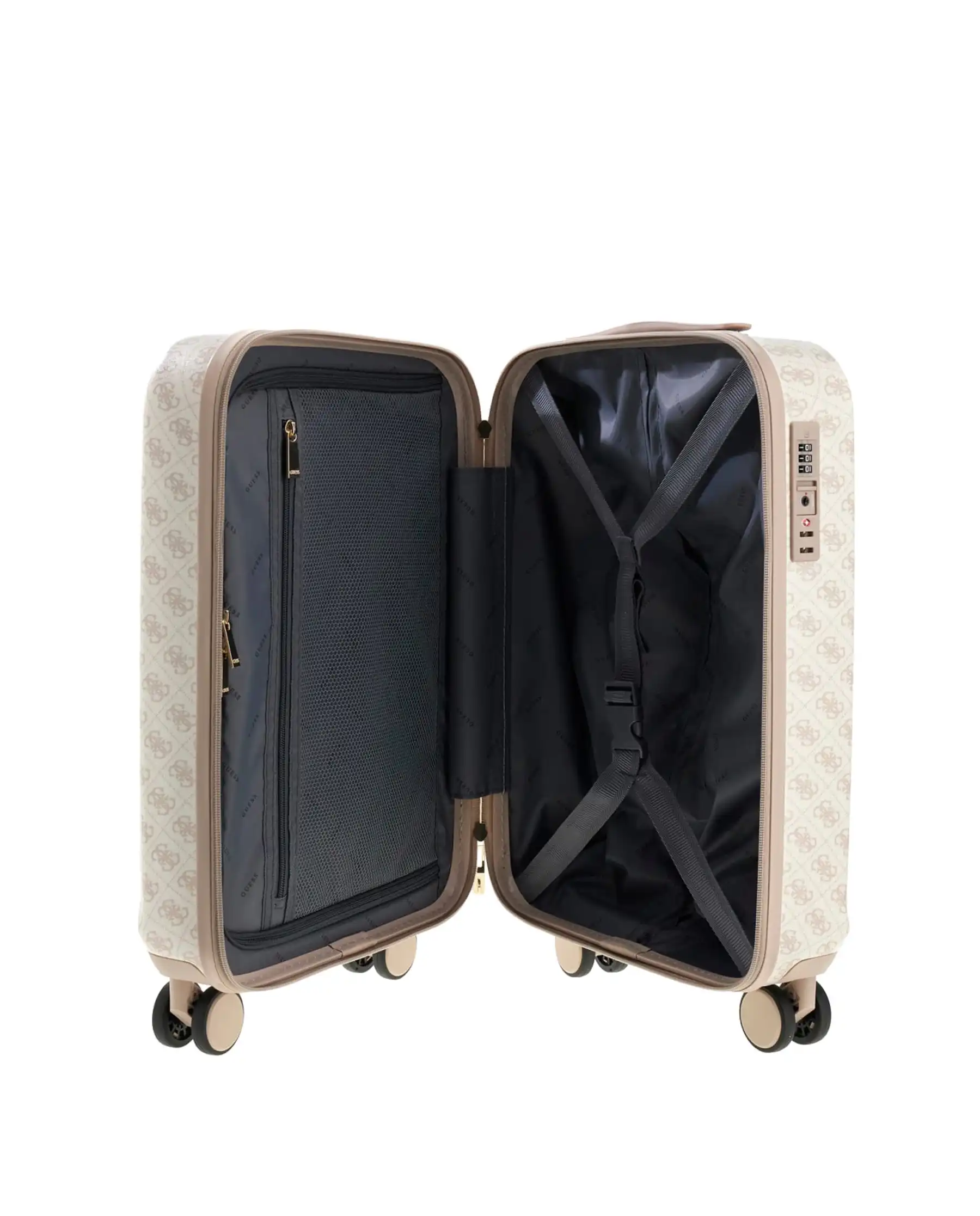 GUESS TROLLEY LATONA 18 IN 8-WHEELER BEIGE