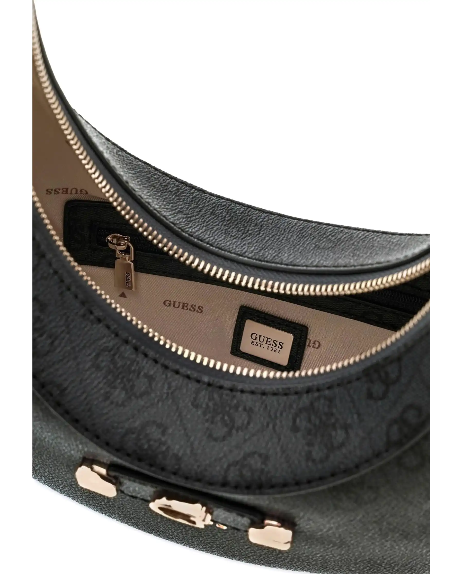 GUESS BORSA HOBO LINDSEY NERO