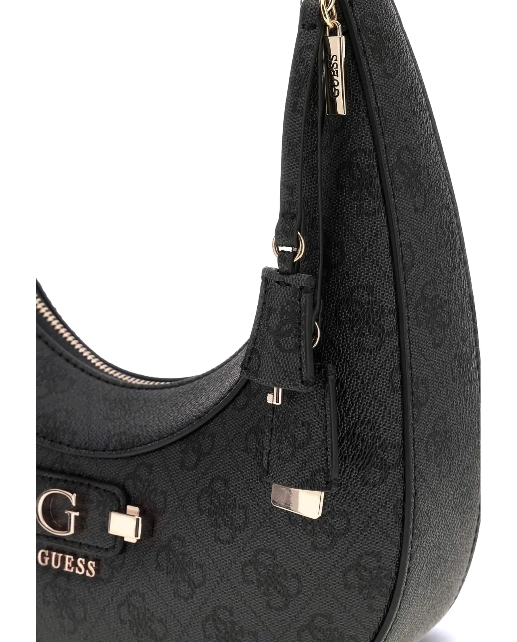 GUESS BORSA HOBO LINDSEY NERO