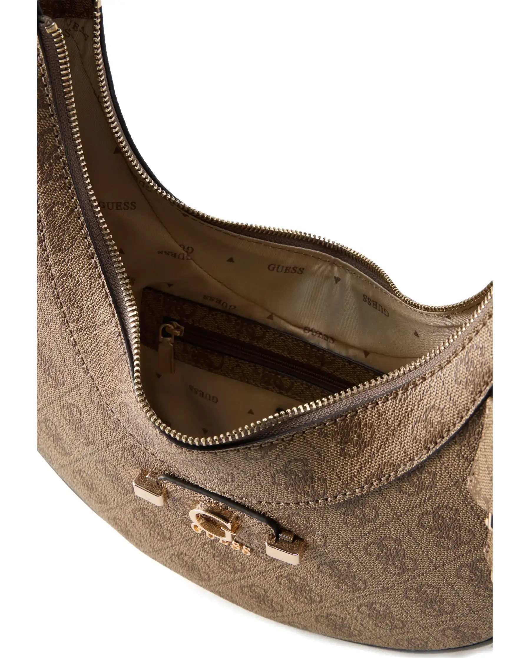 GUESS BORSA HOBO LINDSEY BEIGE