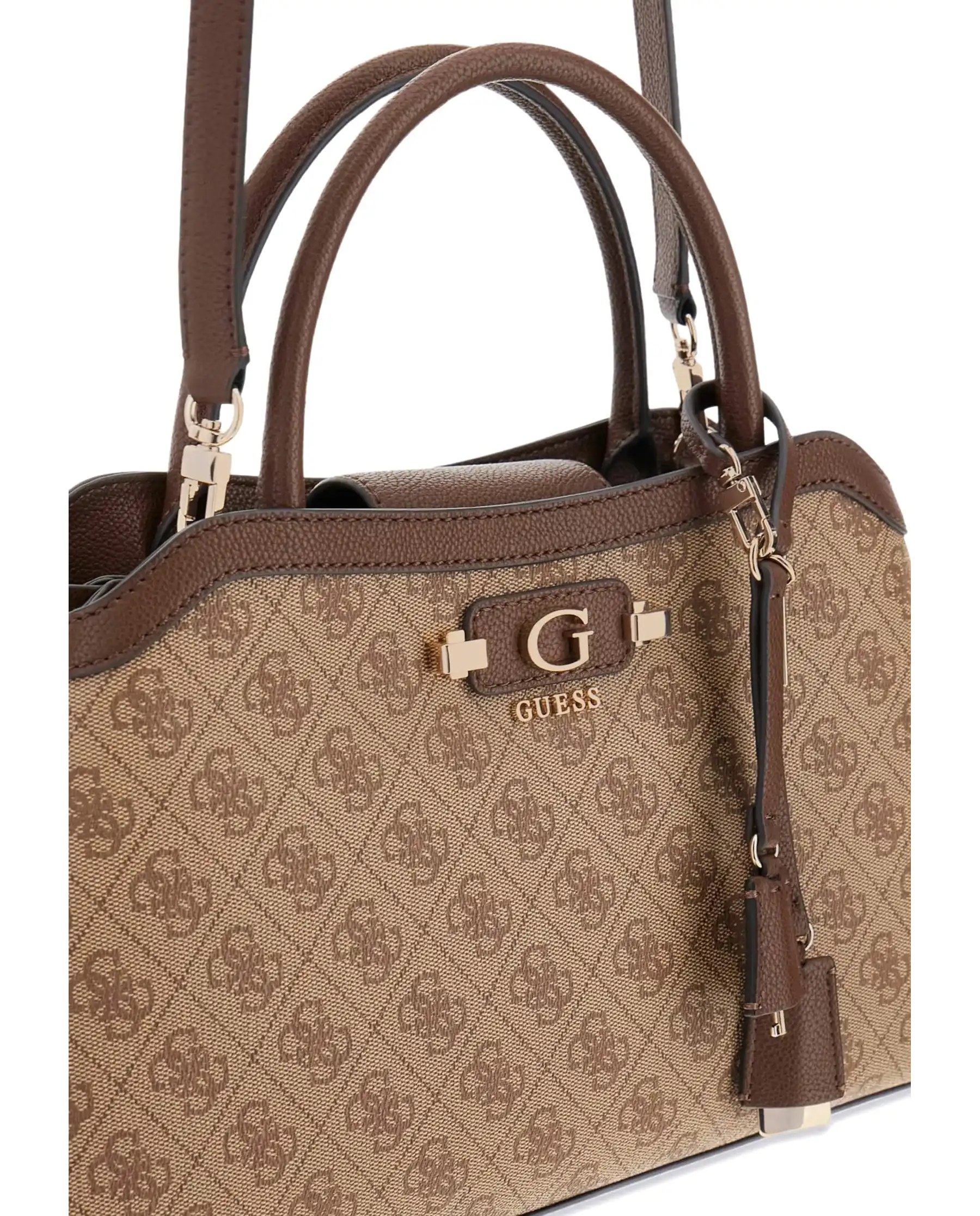 GUESS BORSA LINDSEY GIRLFRIEND SATCHEL BEIGE