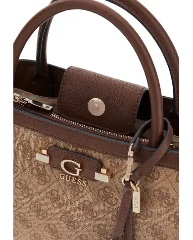 GUESS BORSA LINDSEY GIRLFRIEND SATCHEL BEIGE