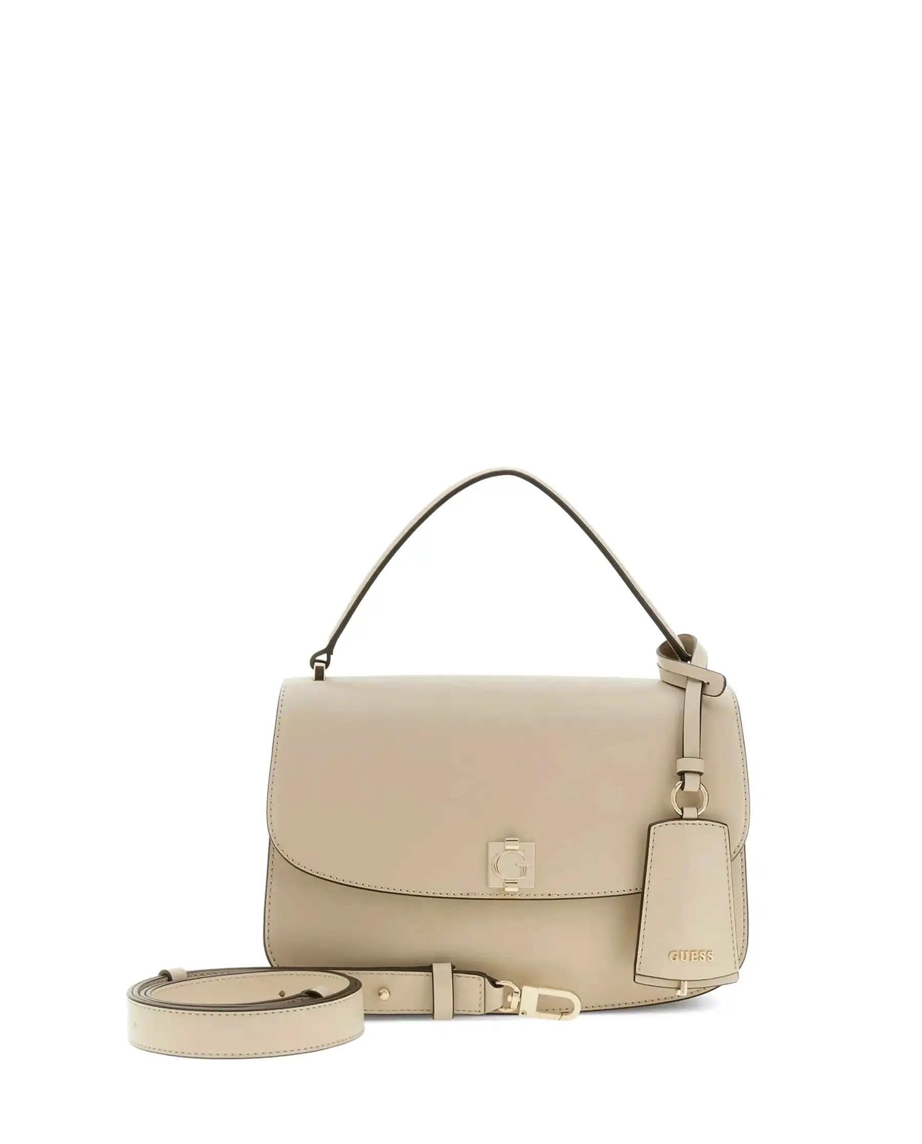 GUESS BORSA AUDREY CONVERTIBLE XBODY FLAP CREMA