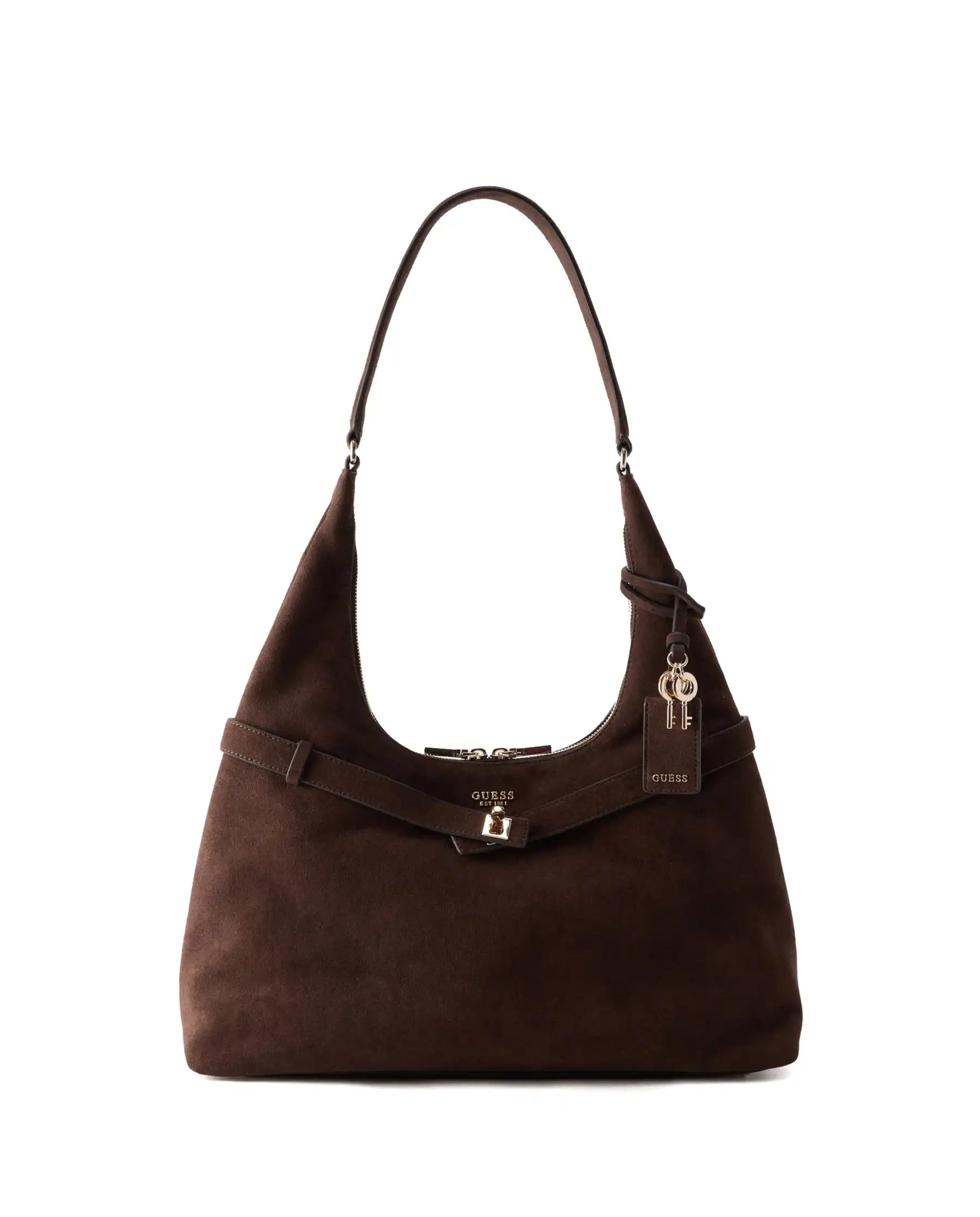 GUESS BORSA HOBO ELLA TESTA DI MORO
