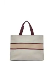 LIU JO BORSA TOTE IN CLOTH BEIGE