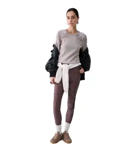 LIU JO MAGLIA JACQUARD GRIGIO
