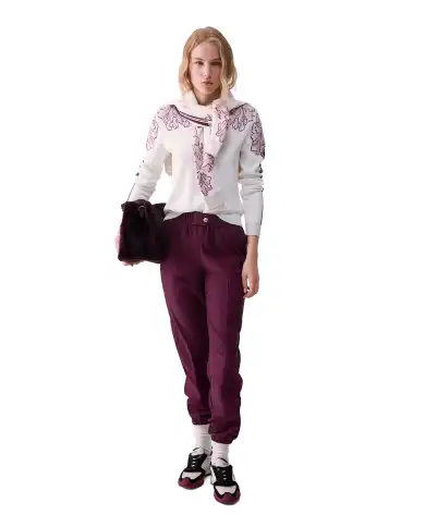 LIU JO MAGLIA JACQUARD BIANCO