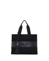 LIU JO BORSA TOTE IN TEDDY NERO