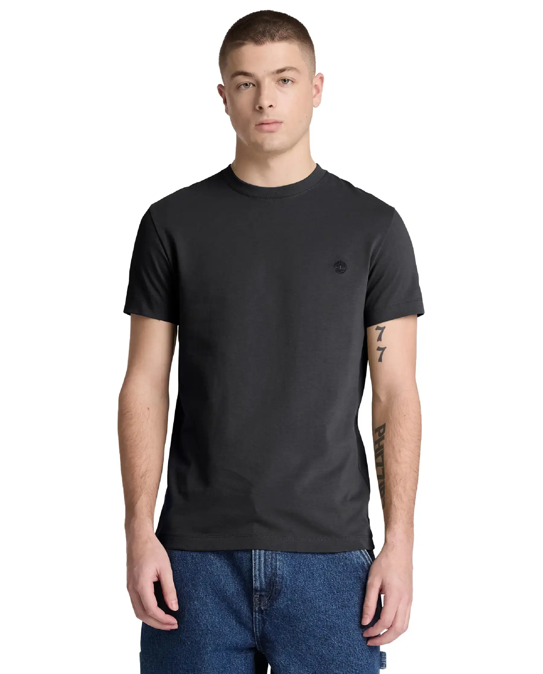 TIMBERLAND T-SHIRT SHORT SLEEVES TEE NERO