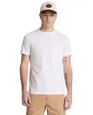 TIMBERLAND T-SHIRT SHORT SLEEVES TEE BIANCO
