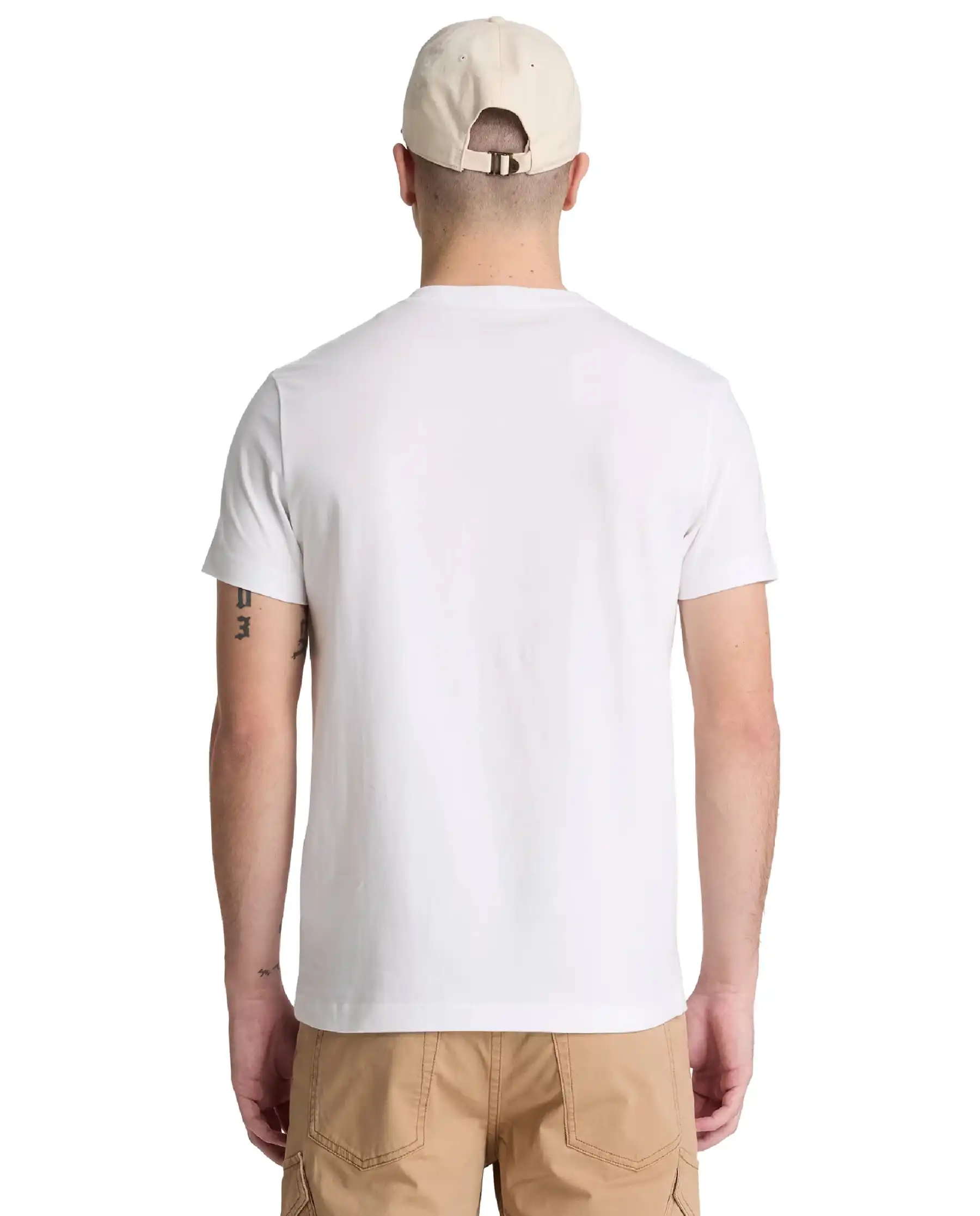 TIMBERLAND T-SHIRT SHORT SLEEVES TEE BIANCO