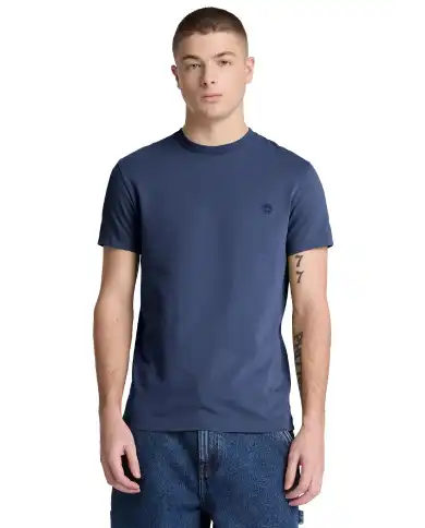 TIMBERLAND T-SHIRT SHORT SLEEVES TEE BLU