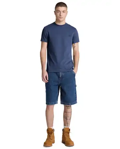 TIMBERLAND T-SHIRT SHORT SLEEVES TEE BLU