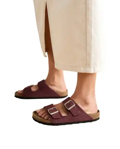 BIRKENSTOCK CIABATTINE ARIZONA BORDEAUX