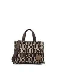 LIU JO BORSA TOTE JACQUARD TESTA DI MORO