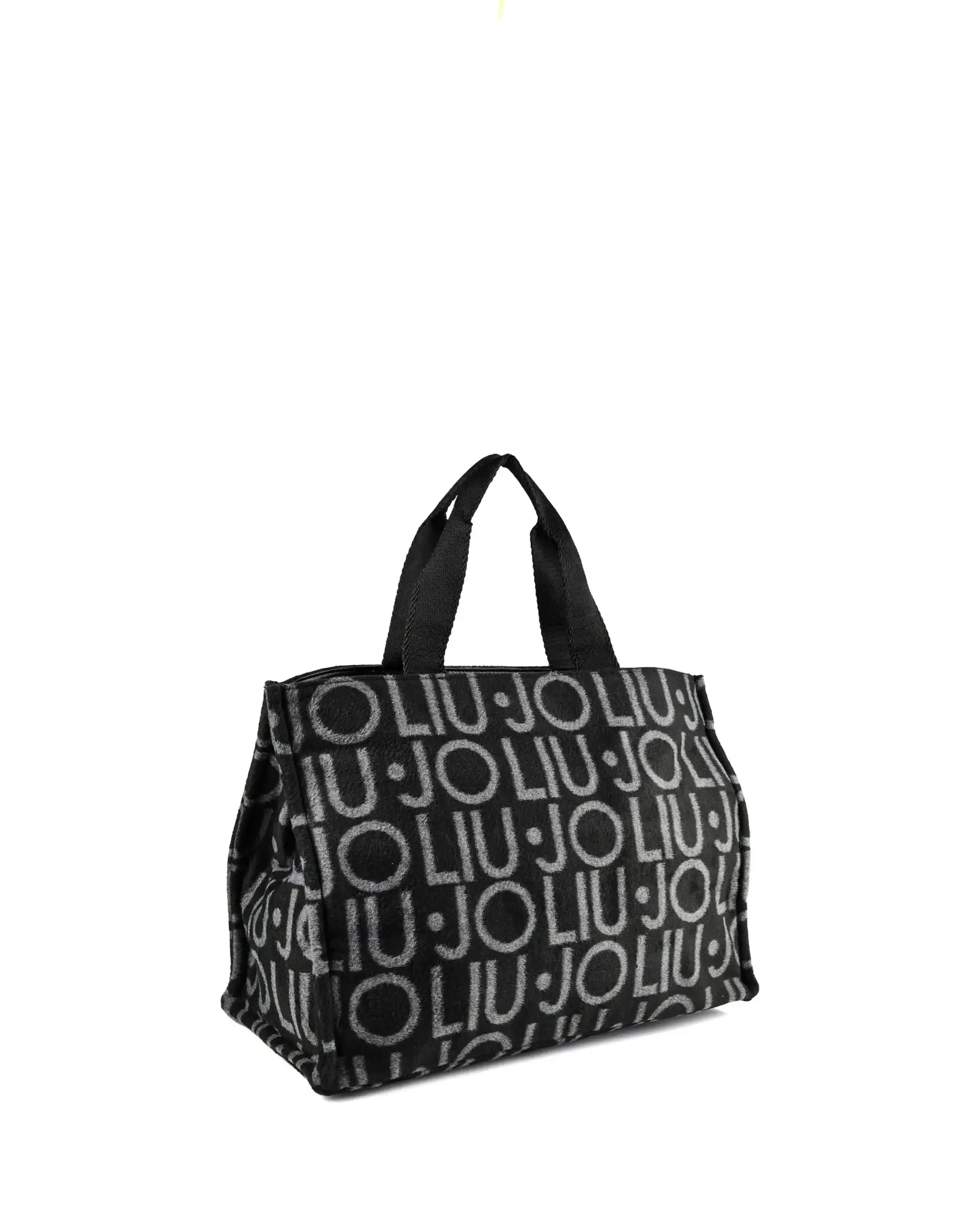 LIU JO BORSA TOTE JACQUARD NERO