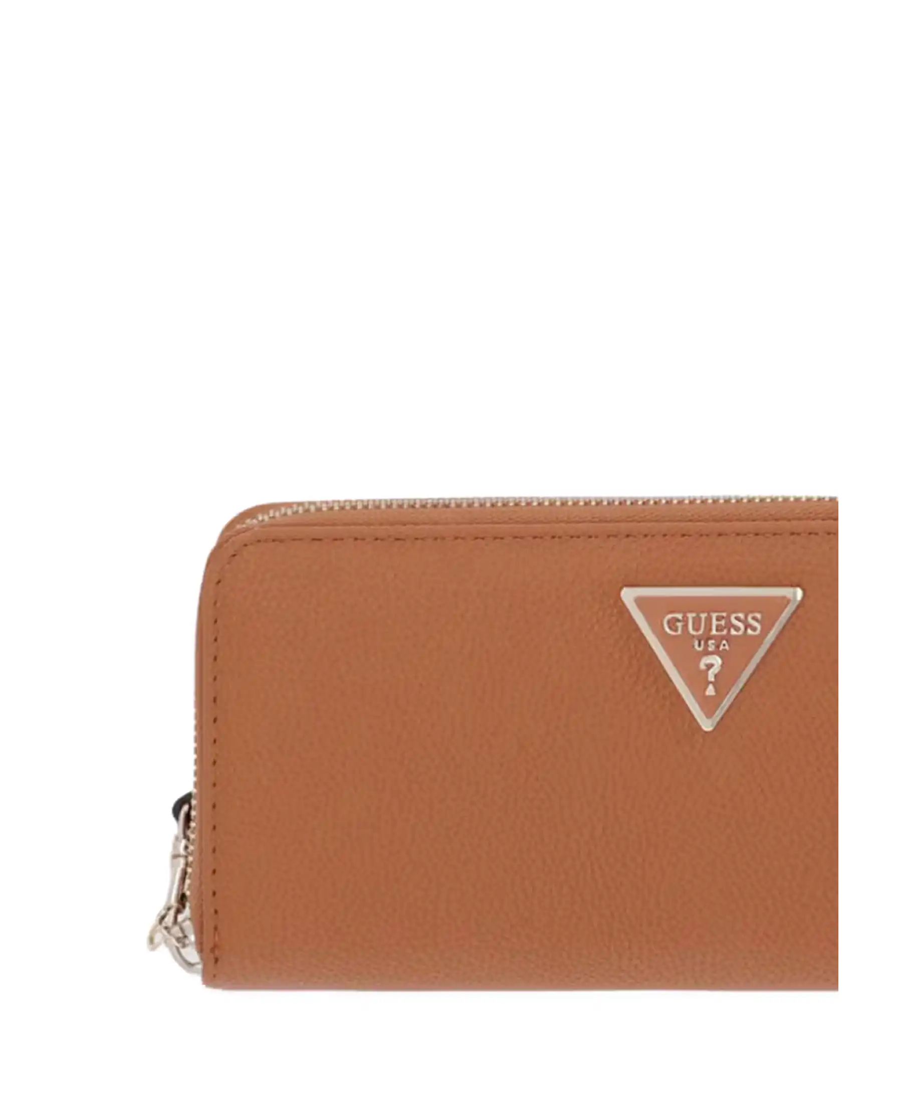 GUESS PORTAFOGLIO LAUREL II SLG LARGE COGNAC