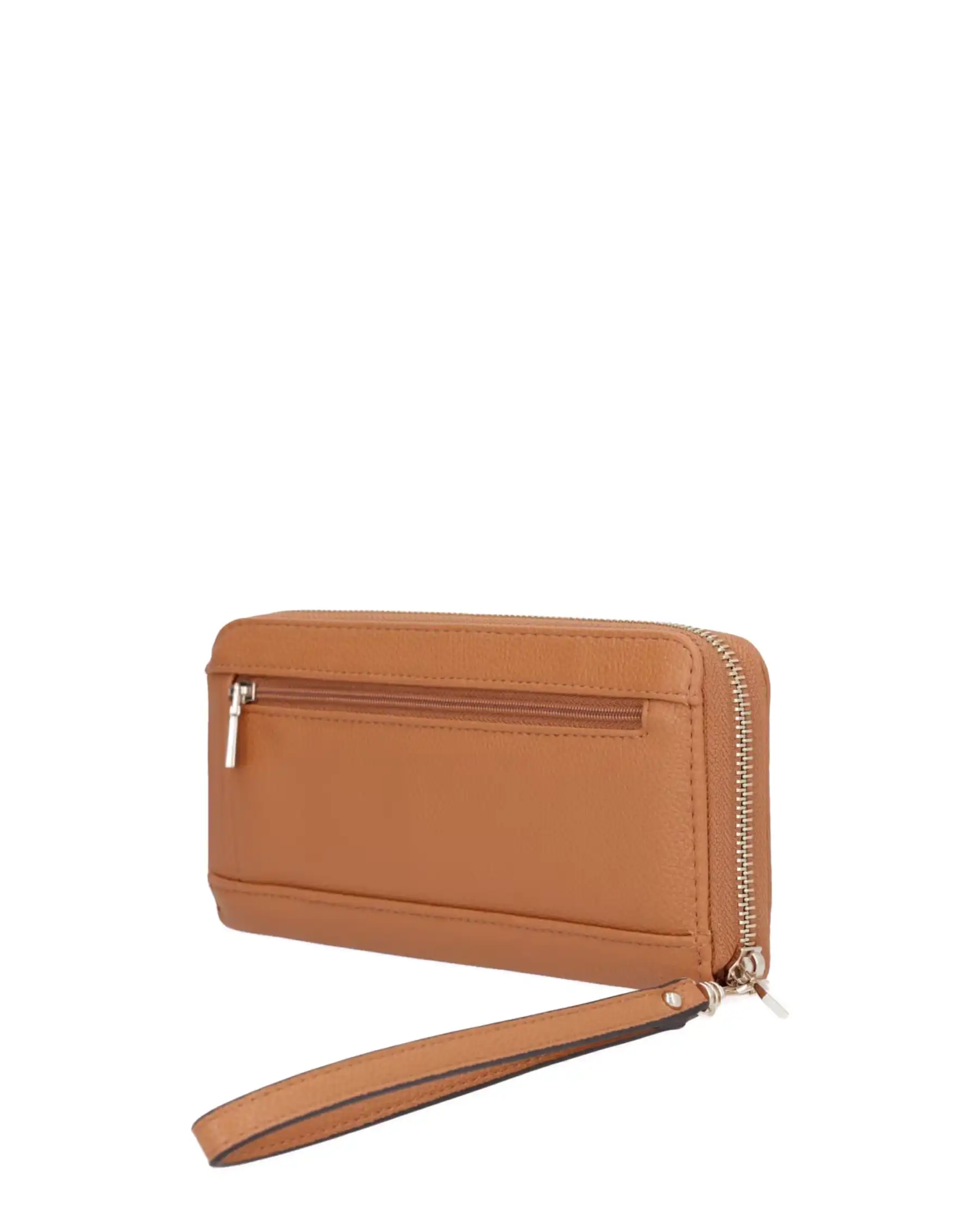 GUESS PORTAFOGLIO LAUREL II SLG LARGE COGNAC