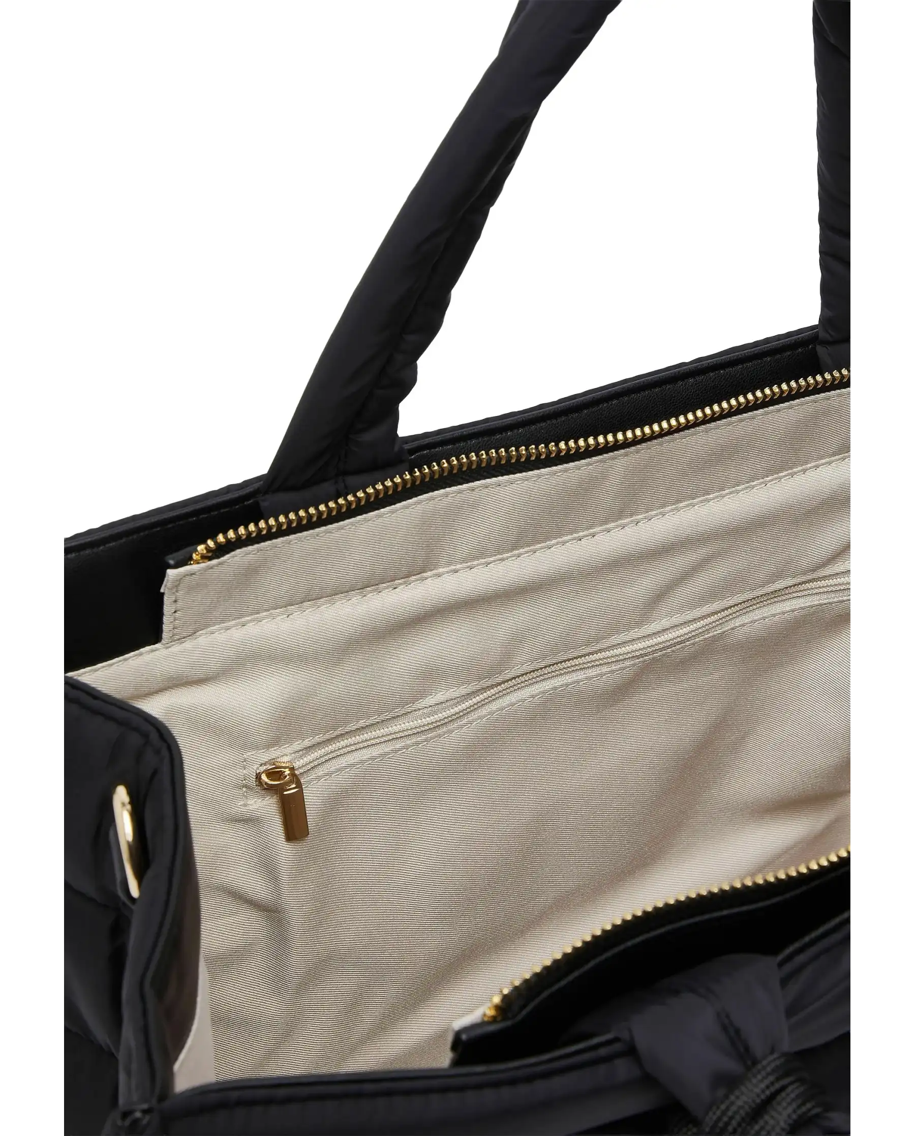 LIU JO BORSA TOTE IN NYLON IMBOTTITO NERO