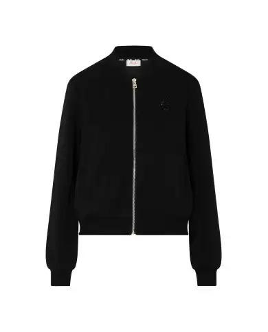 LIU JO FELPA CON ZIP NERO