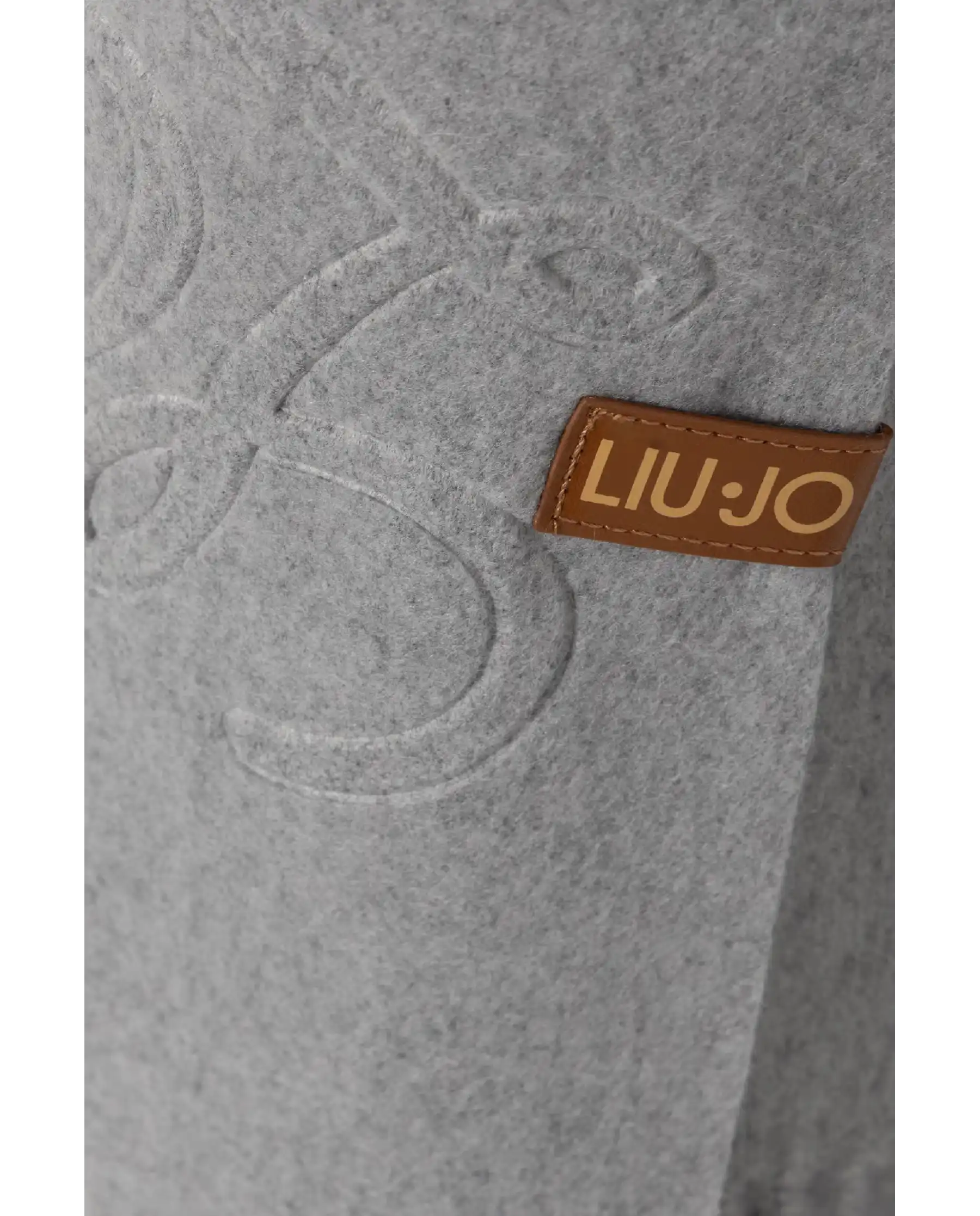 LIU JO STOLA EMBOSSED GRIGIO