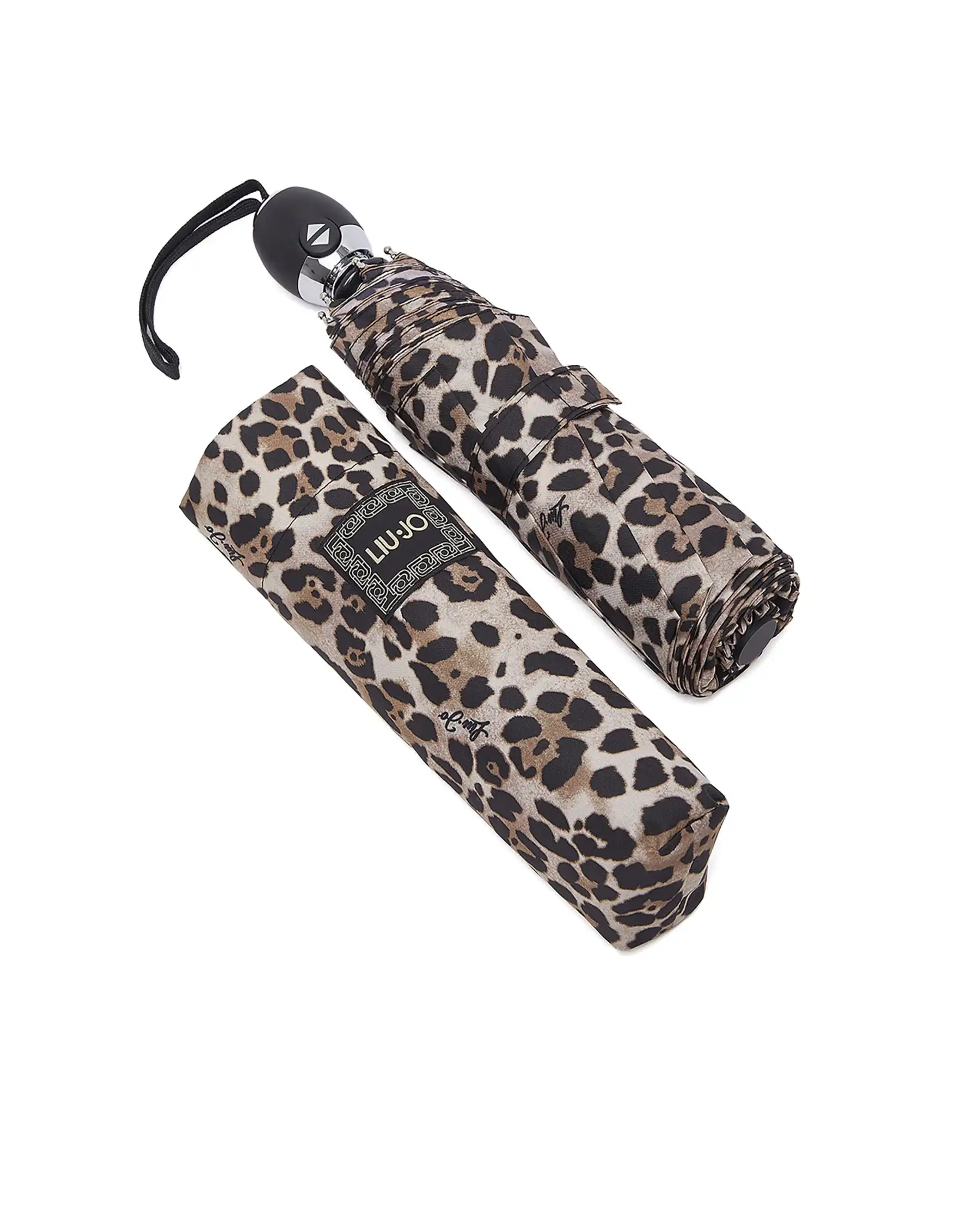 LIU JO OMBRELLO ANIMALIER LEOPARDATO