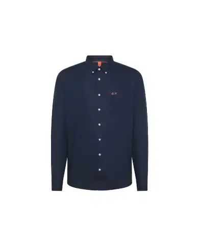 SUN 68 CAMICIA BLU