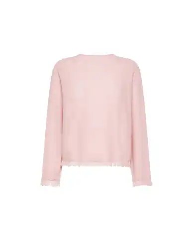 SUN 68 MAGLIA FRINGES ROSA