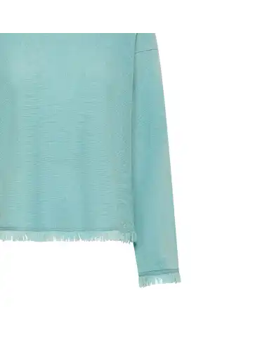 SUN 68 MAGLIA FRINGES CIELO