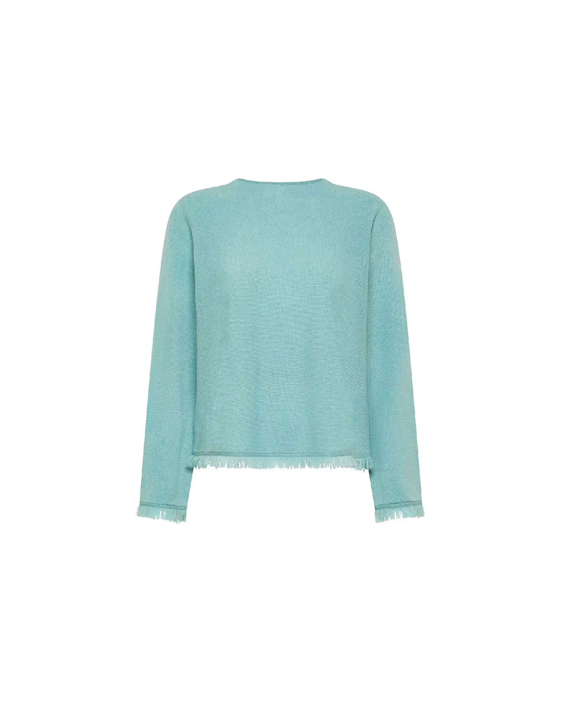 SUN 68 MAGLIA FRINGES CIELO