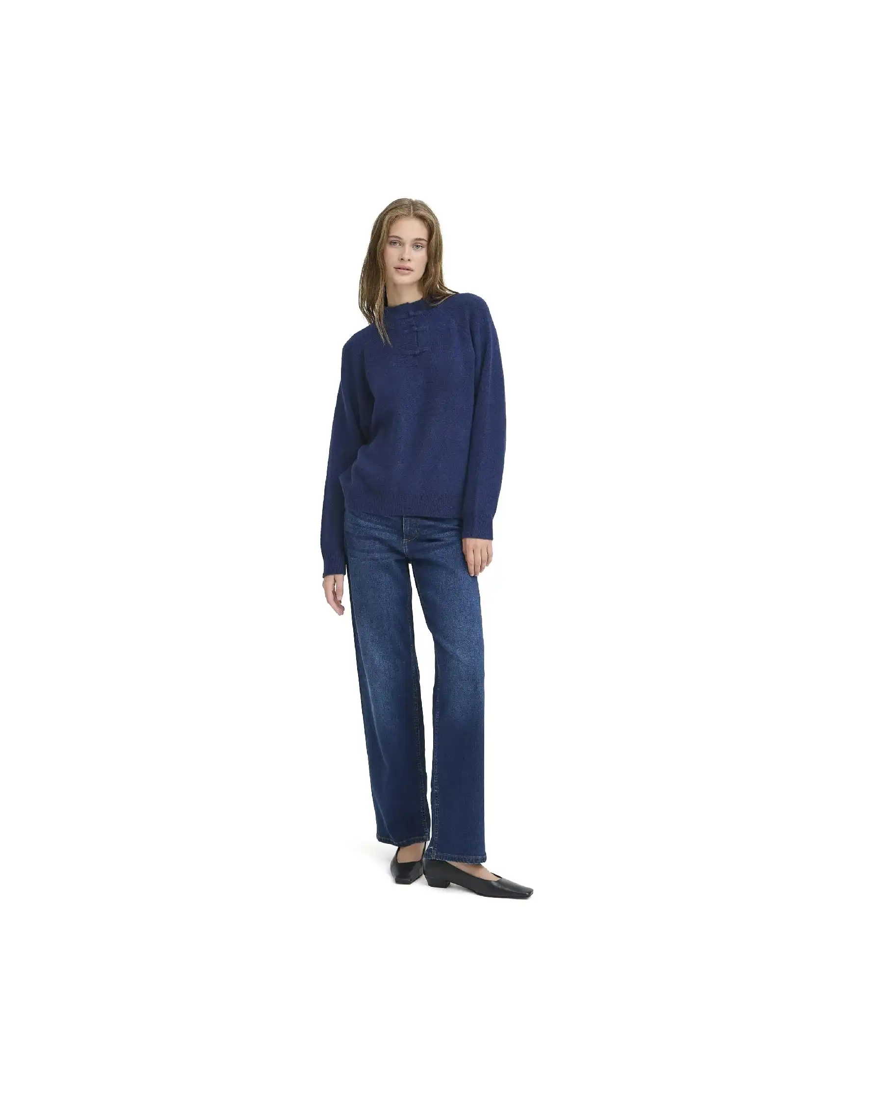 ICHI MAGLIONE BLU