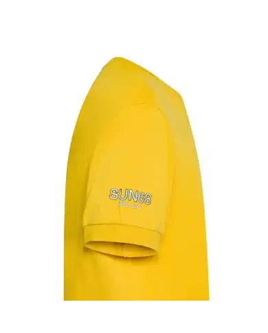 SUN 68 T-SHIRT GIALLO