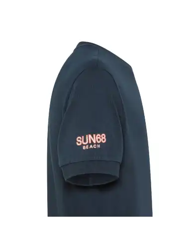 SUN 68 T-SHIRT BLU