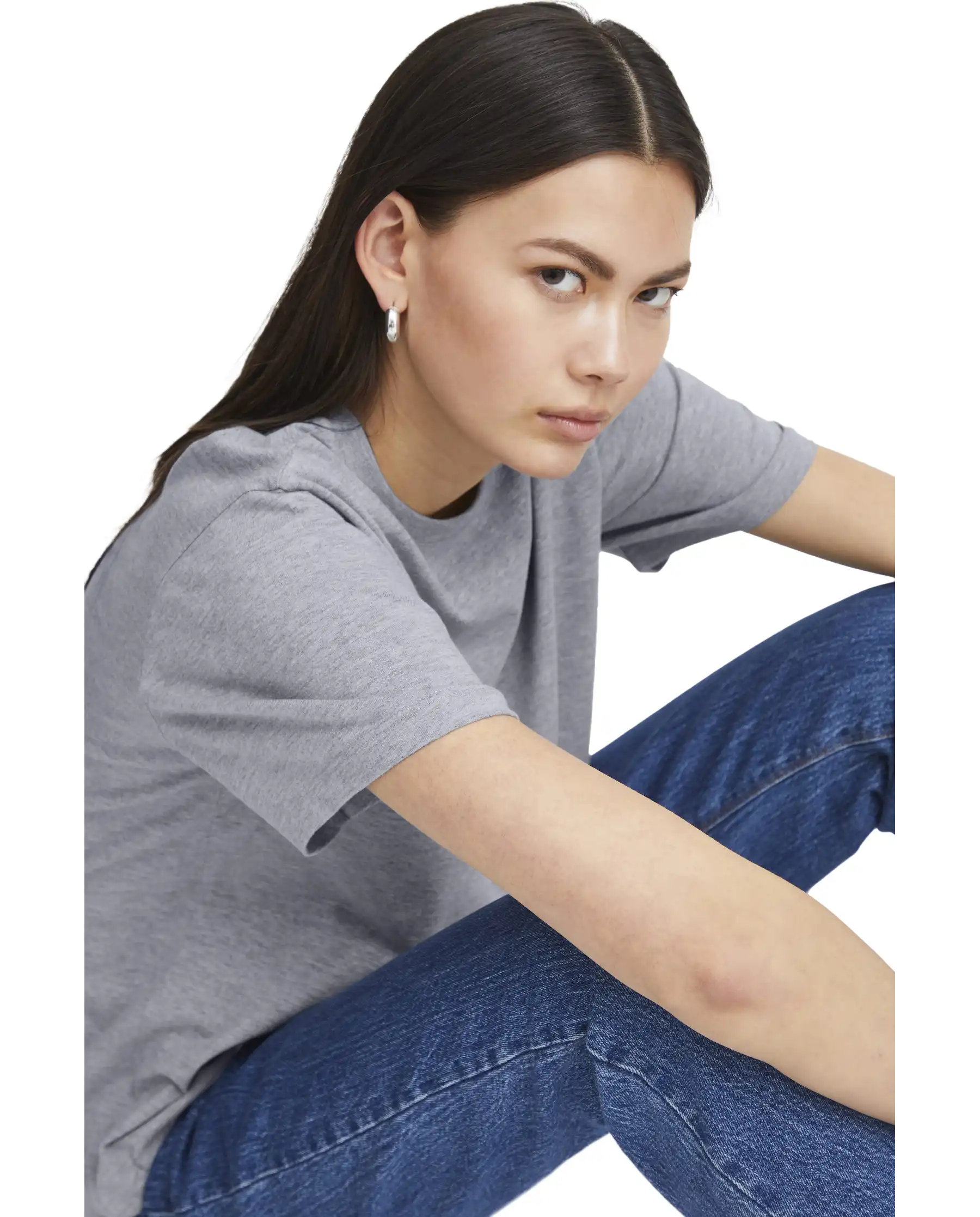 ICHI T-SHIRT GRIGIO
