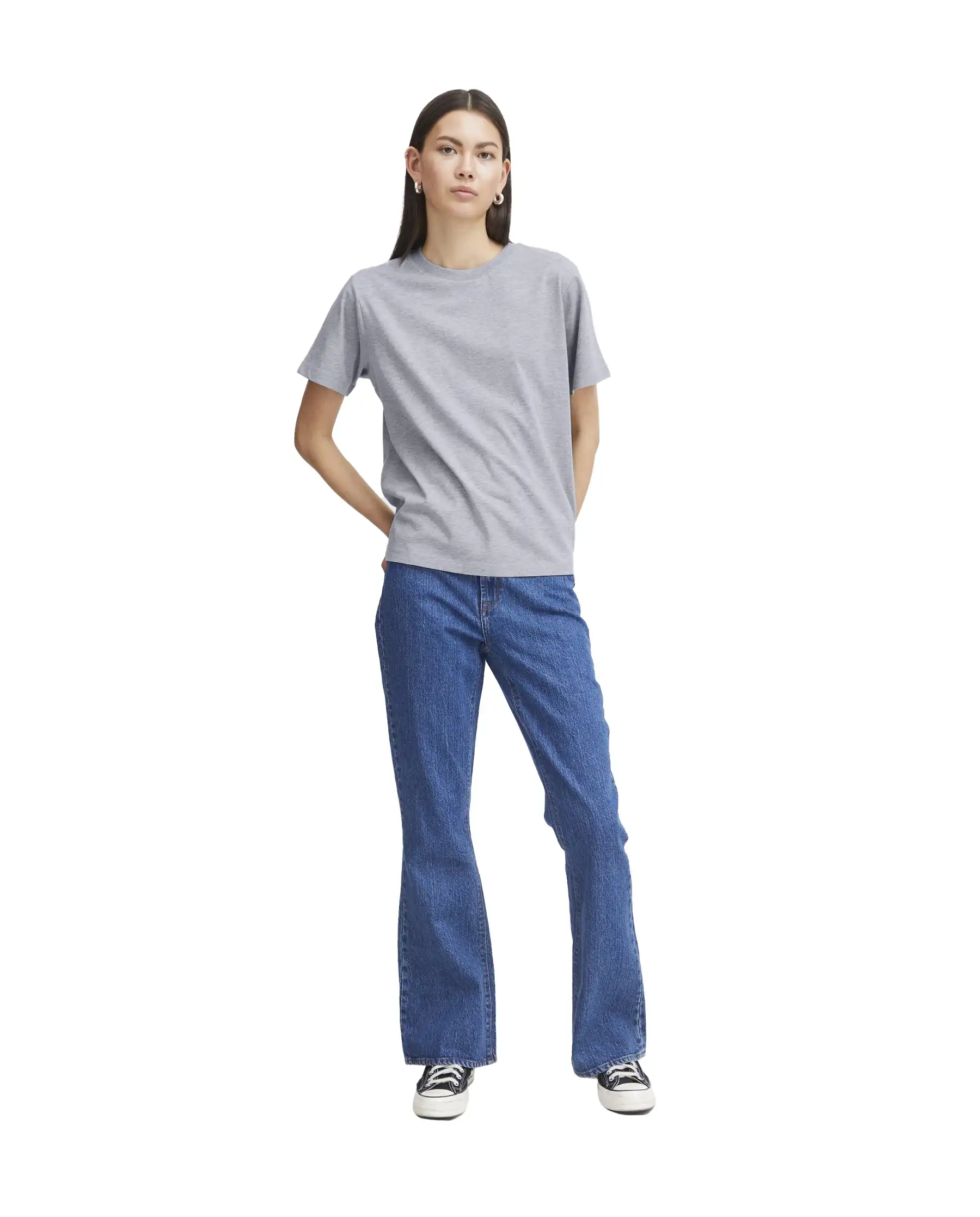 ICHI T-SHIRT GRIGIO