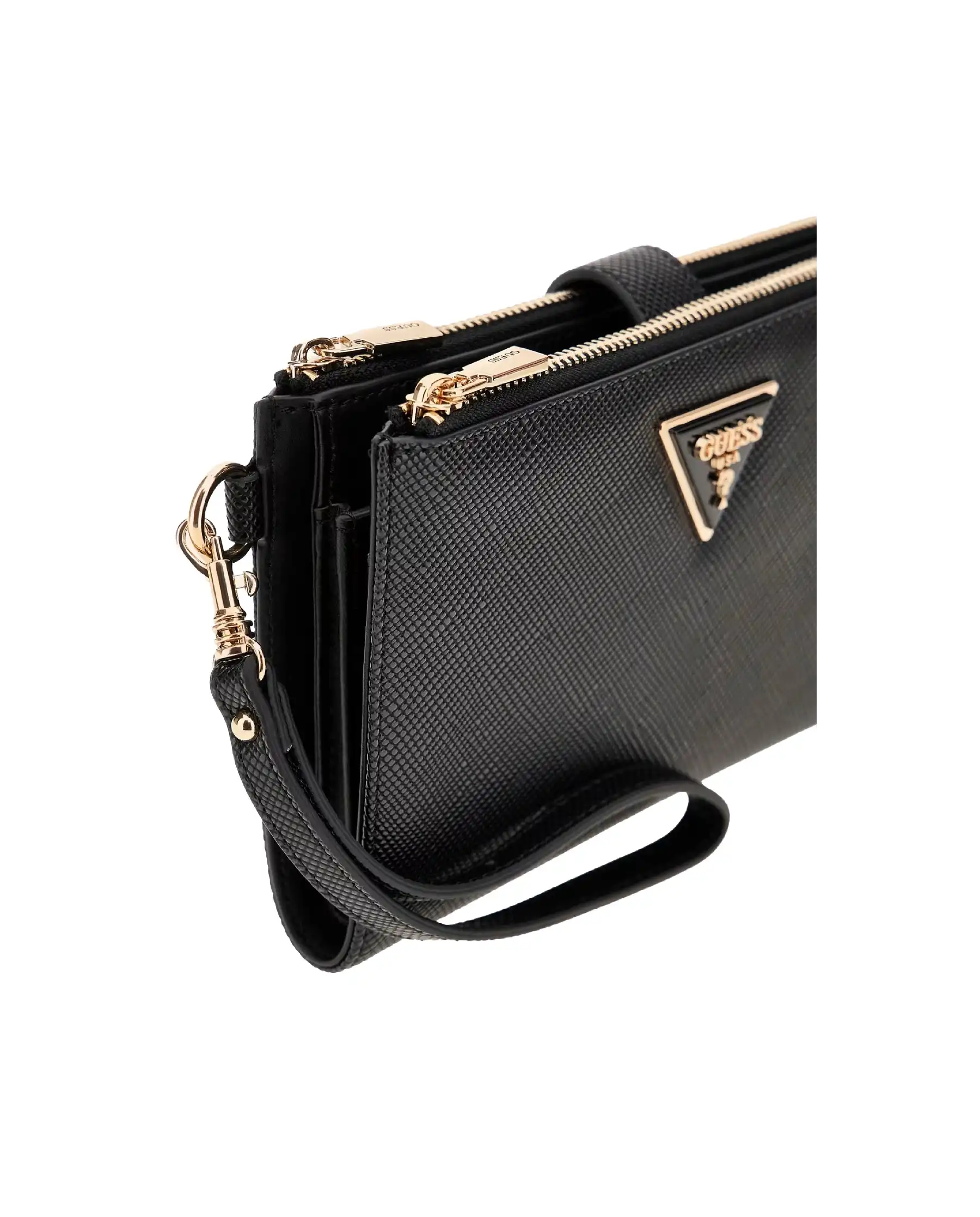 GUESS GUESS PORTAFOGLIO LAUREL NERO Nero