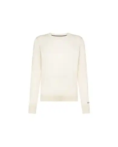 SUN 68 SUN 68 MAGLIONE BASIC PANNA Panna
