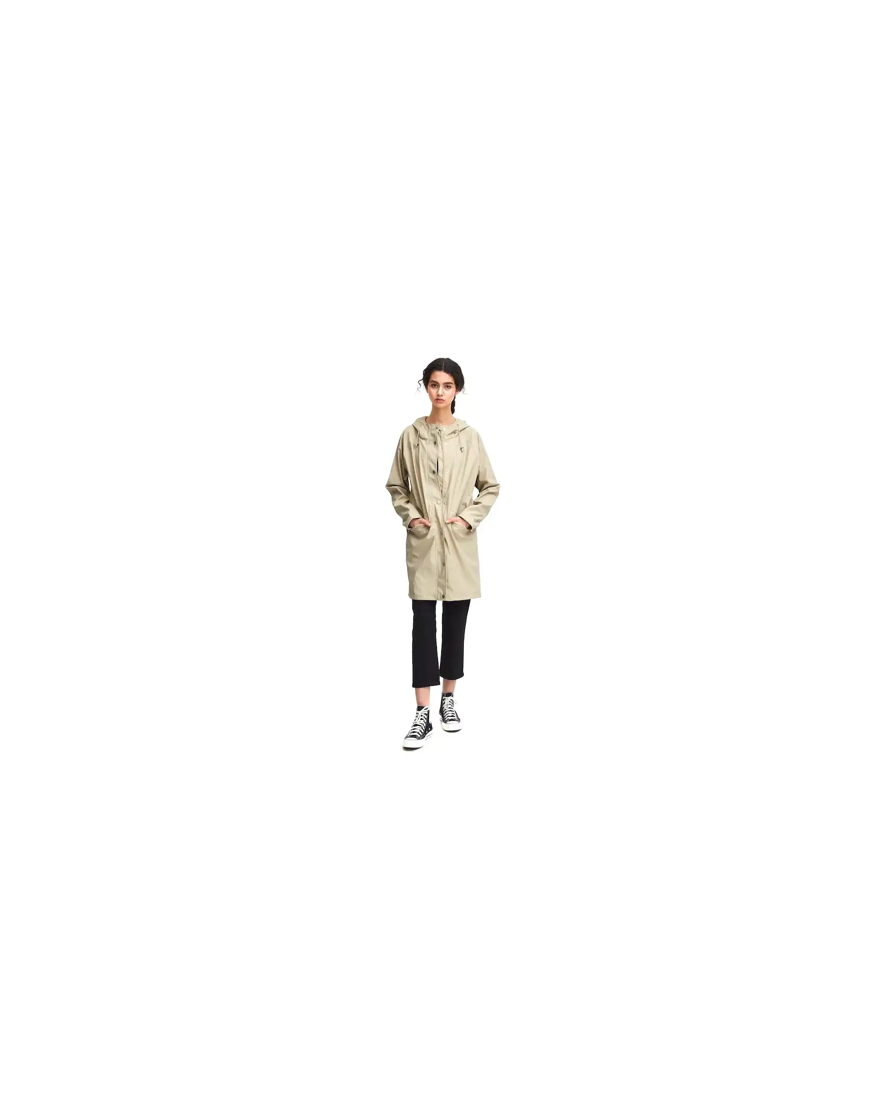 ICHI ICHI IMPERMEABILE TAZI BEIGE Beige