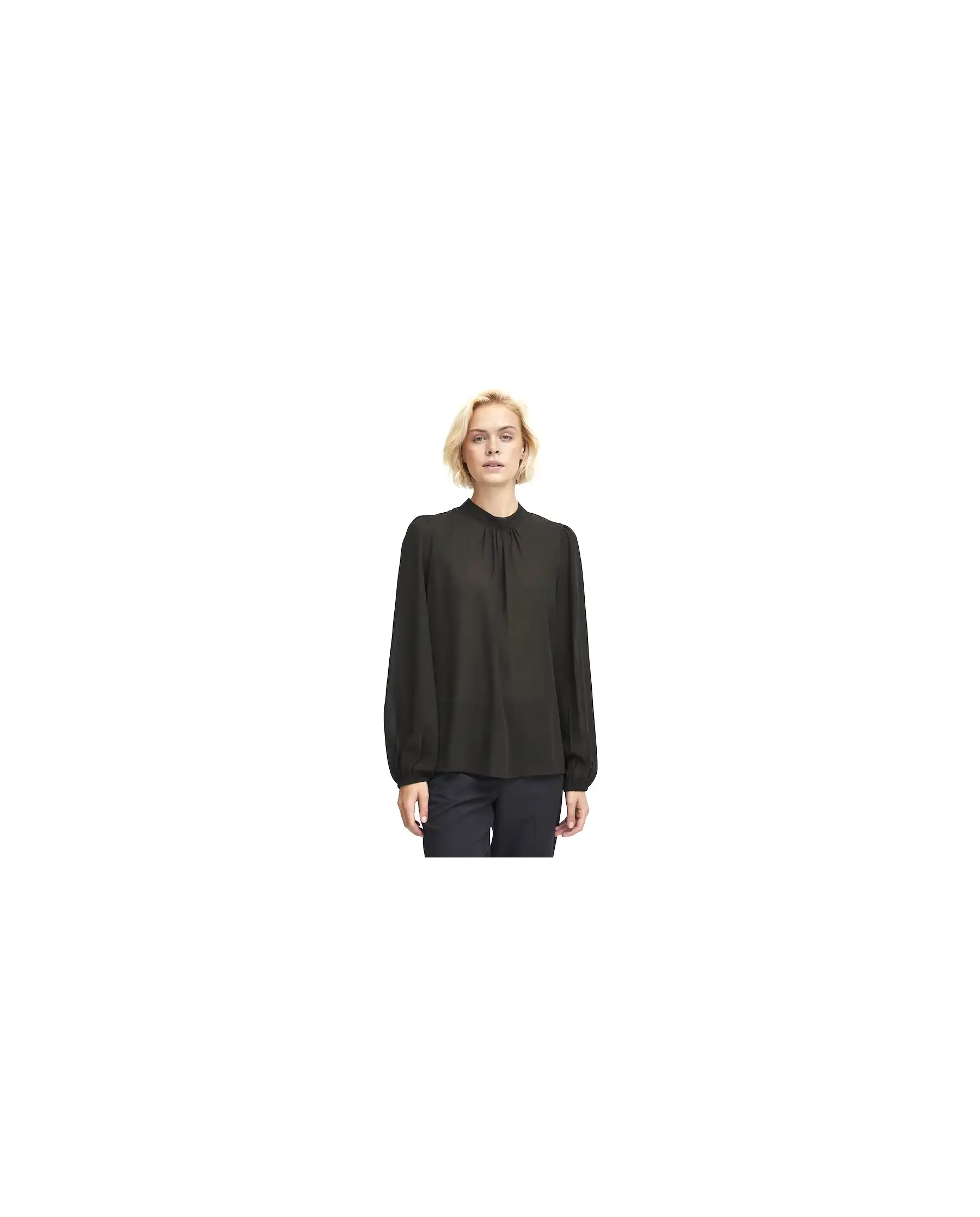 ICHI ICHI BLUSA NERO Nero